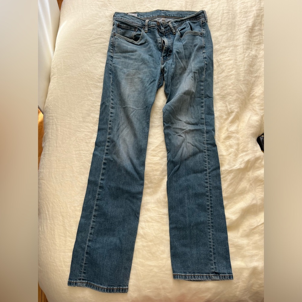 Levi’s straight leg 32” waist 34” inseam jeans blue vintage